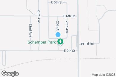 Map image of the property - 316 26th Ave