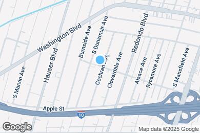Map image of the property - 2253 S Cochran Ave