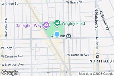 Map image of the property - 1030 W Addison St