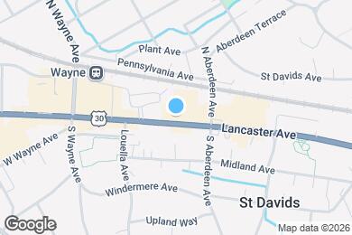Map image of the property - 227 E Lancaster Ave