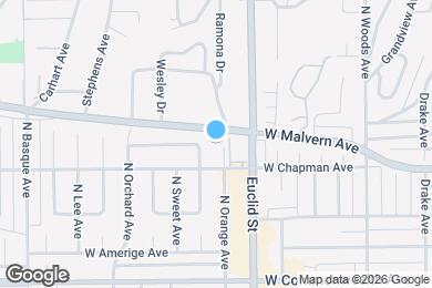 Map image of the property - 413 N Orange Ave