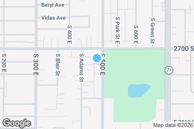 Map image of the property - 2740 S 500 E