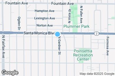Map image of the property - 1051 N Gardner St