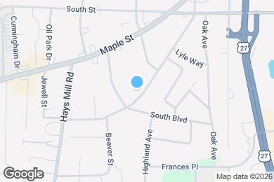 Map image of the property - 627 Longview St