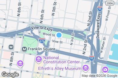 Map image of the property - 308 York Ave