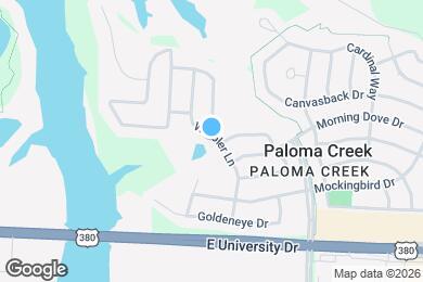 Map image of the property - 925 Warbler Ln