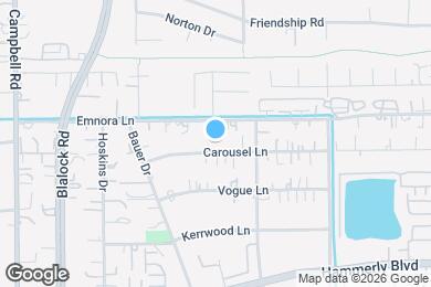 Map image of the property - 9216 Carousel Ln