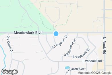 Map image of the property - 1426 N Rawhide Dr