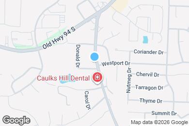 Map image of the property - 1411 Caulks Hill Rd