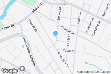 Map image of the property - 93 Seavey St