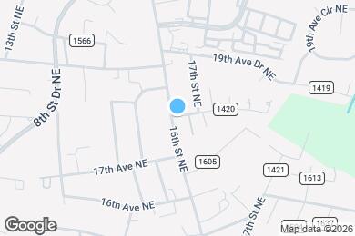 Map image of the property - 1610 18th Ave NE