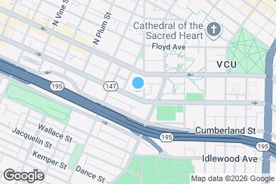 Map image of the property - 1212 West Cary St