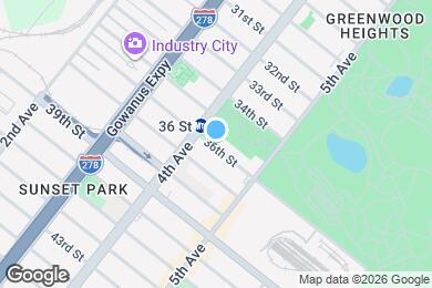 Map image of the property - Room in Shared 5 bed/2 bath home in Sunset Park