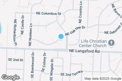 Map image of the property - 1131 NE Oak Tree Dr