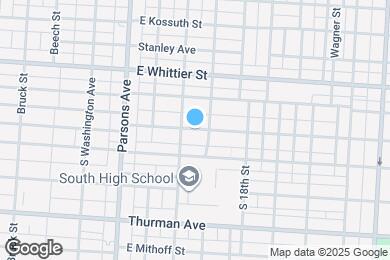 Map image of the property - 613 Siebert St