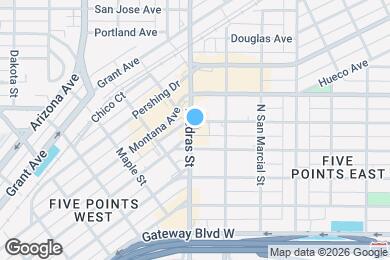 Map image of the property - 816 N Piedras St