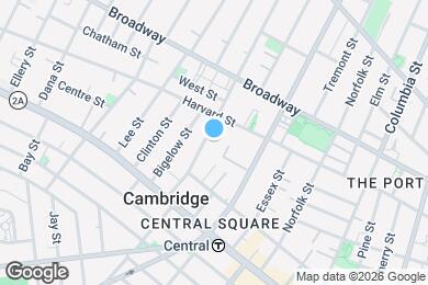 Map image of the property - 30 Inman St
