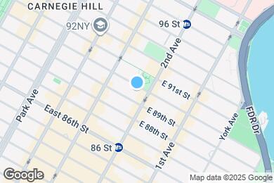 Map image of the property - 244 E 90th St