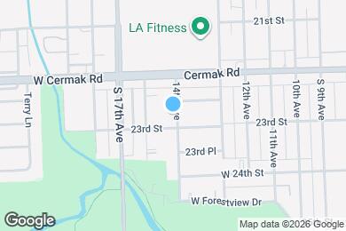 Map image of the property - 2254 14th Ave