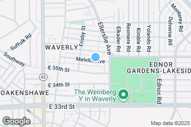 Map image of the property - 747 Melville Ave