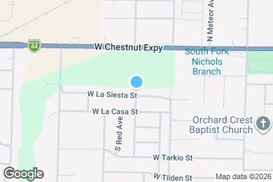 Map image of the property - 4361 W La Siesta St