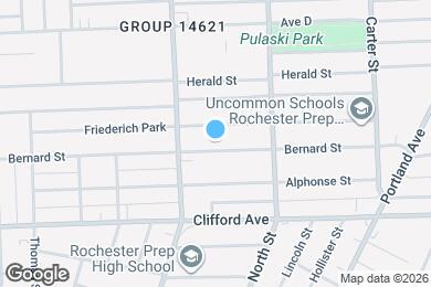 Map image of the property - 298 Bernard St