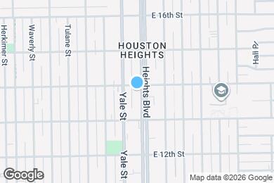 Map image of the property - 1345 Heights Blvd