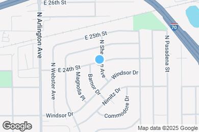 Map image of the property - 2352 N Sheridan Ave