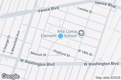 Map image of the property - 1782 S Rimpau Blvd
