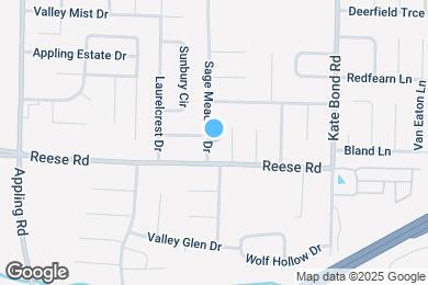 Map image of the property - 2530 Sage Meadow Dr