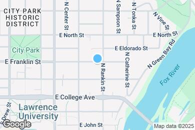 Map image of the property - 839 E Franklin St
