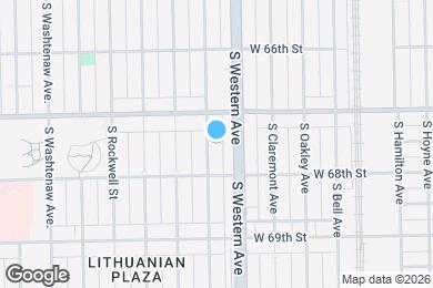 Map image of the property - 6729 S Artesian Ave