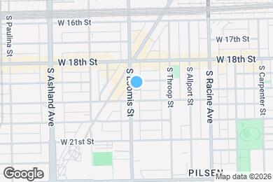 Map image of the property - 1847 S Loomis St