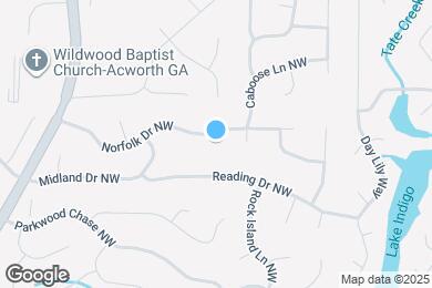 Map image of the property - 1153 Norfolk Dr NW