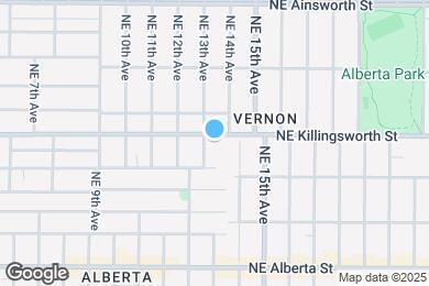 Map image of the property - 1316 Northeast Killingsworth Street