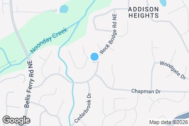 Map image of the property - 2949 Rock Bridge Rd NE