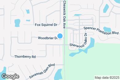 Map image of the property - 3705 Woodbriar Dr