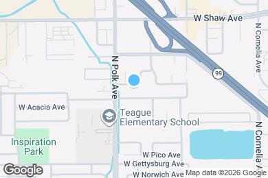 Map image of the property - 5443 W Santa Ana Ave