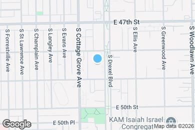 Map image of the property - 4816 S Drexel Blvd