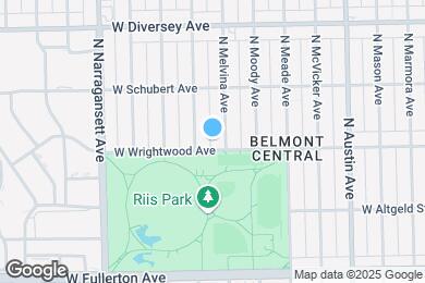 Map image of the property - 6208 W Wrightwood Ave