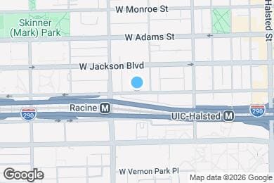 Map image of the property - 1116 W Van Buren St