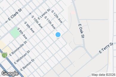 Map image of the property - 1124 E Benton St