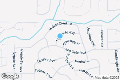 Map image of the property - 1017 Lombardy Way