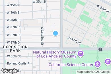Map image of the property - 1124 W 37th Pl