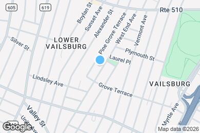 Map image of the property - 119 West End Ave