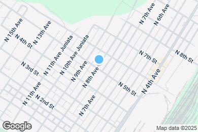 Map image of the property - 502 N 8th Ave