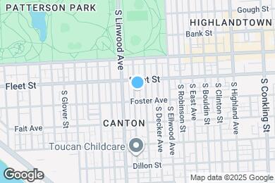 Map image of the property - 627 S Curley St