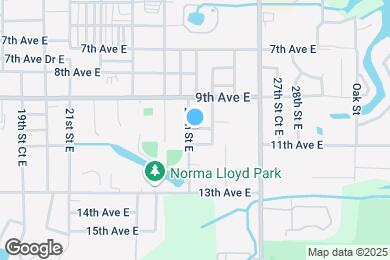 Map image of the property - 2514 10th Ave Dr E