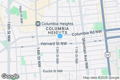 Map image of the property - 2907 13th St NW