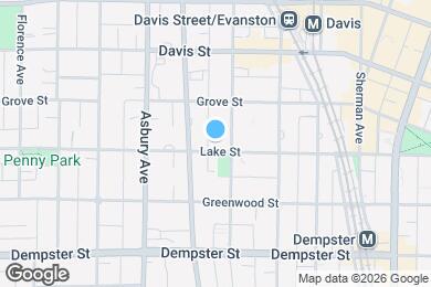 Map image of the property - 1111 Lake St